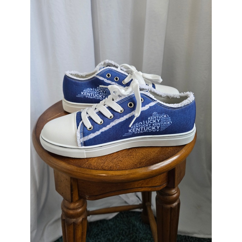 Kentucky Wildcats Sneakers Womens 8.5 Blue White University of Kentucky Shoes